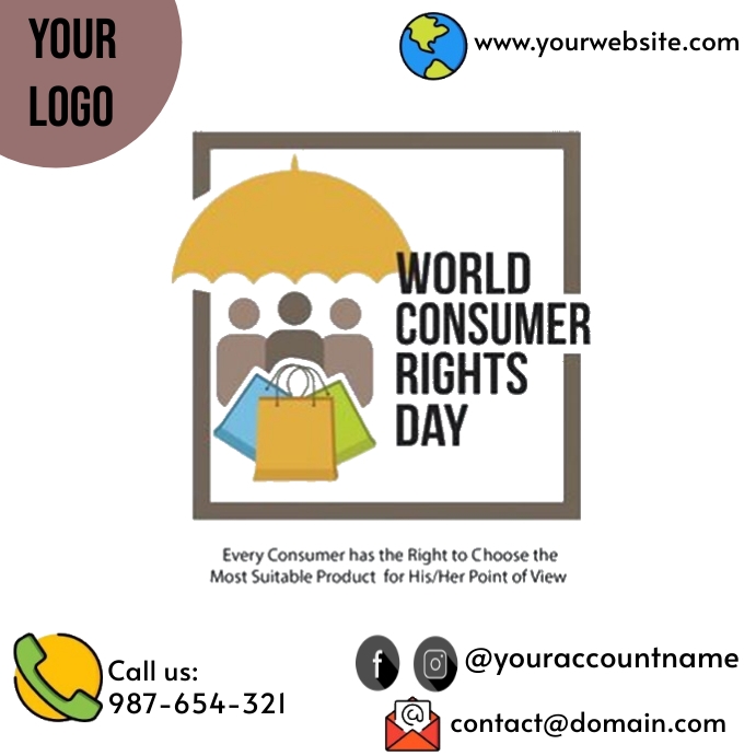 Consumer Rights Poster Drawing
