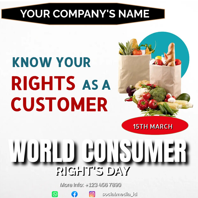 World Consumer Rights Day Template | PosterMyWall