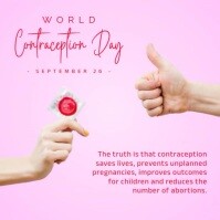 World Contraception Day Flyers Template | PosterMyWall