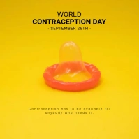 world contraception day Instagram Post template