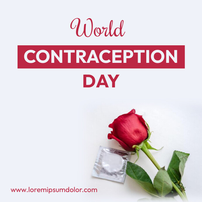 World contraception day flyer template PosterMyWall