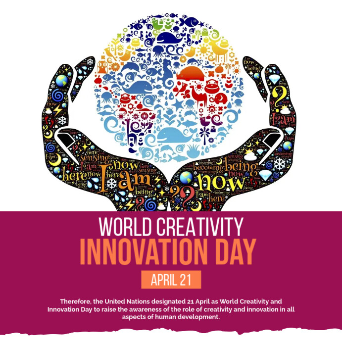 Copy of World Creativity and Innovation Day | PosterMyWall