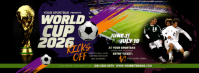 World Cup 2022 Facebook Cover Photo Facebook-omslagfoto template