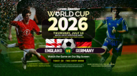 World Cup 2026 Twitter or X Post Wpis na Twittera template