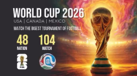 World Cup 2026 Digital Display Video template