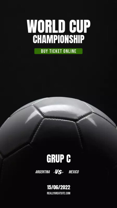 World Cup Championship Instagram Story template