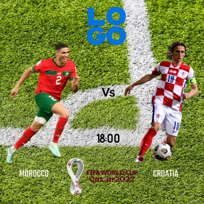 World cup Publicação no Instagram template