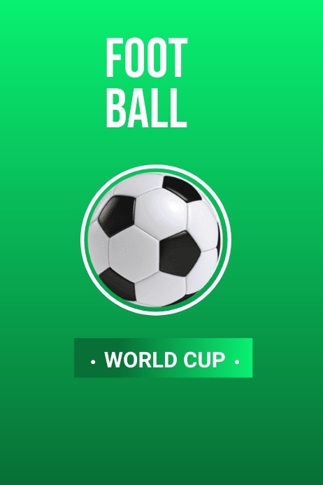 WORLD CUP FLYER Poster template
