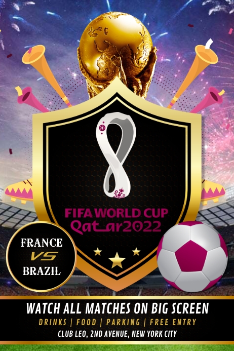World Cup Poster Template PosterMyWall