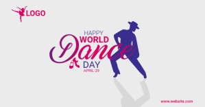 World Dance day Ad โฆษณาบน Facebook template