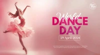 World Dance Day Landscape Banner template Presentation (16:9)