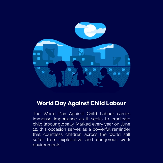 Plantilla de World Day Against Child Labour | PosterMyWall