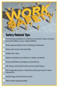 World Day for Safety and Health at Work Poster template