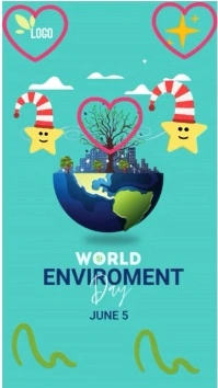 world day logo Instagram Reel template