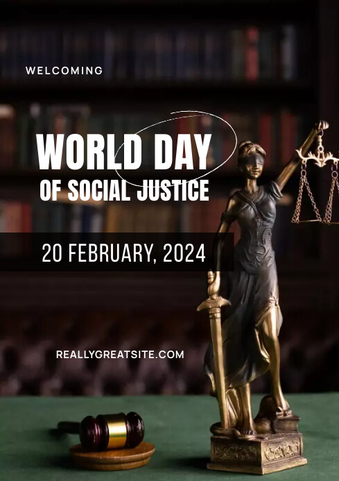Copy of World Day of Social Justice | PosterMyWall