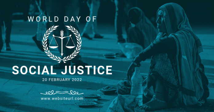 Copy of world day of social justice | PosterMyWall