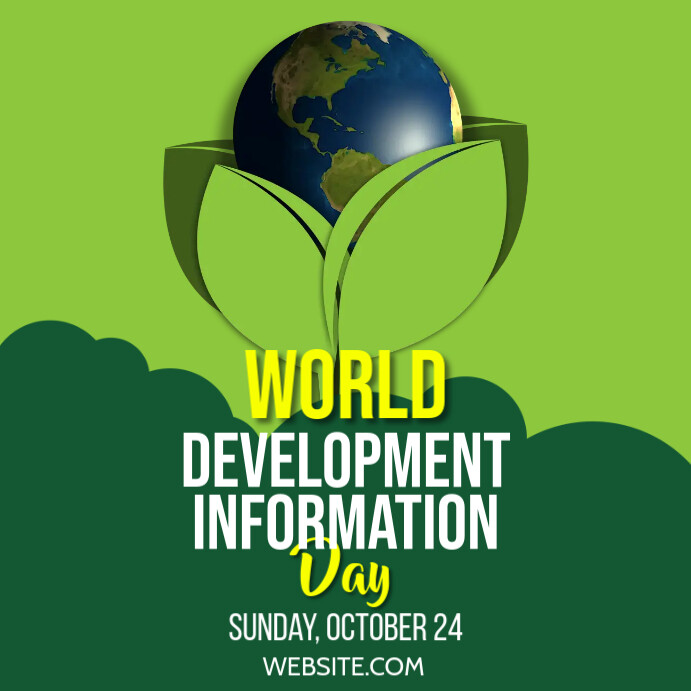 Copy of World Development Information Day | PosterMyWall