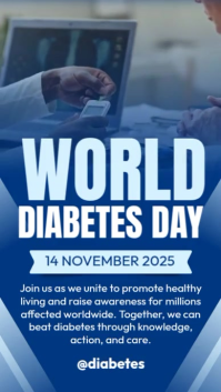 World Diabetes Day Ads Instagram Story template