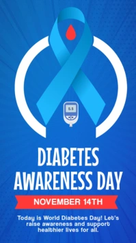 World Diabetes Day Instagram Story template