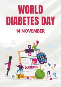 World Diabetes Day A5 template
