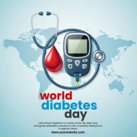 World Diabetes Day Publicación de Instagram template