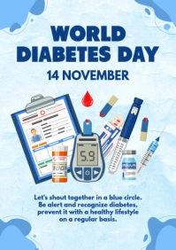 World Diabetes Day A5 template