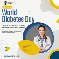 World Diabetes Day Instagram Post template