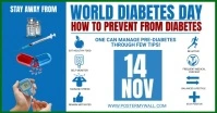 World Diabetes Day facebook shared image template