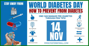 World Diabetes Day facebook shared image template