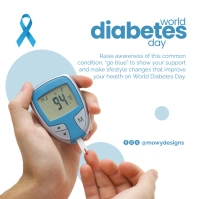 World Diabetes Day Instagram Post template