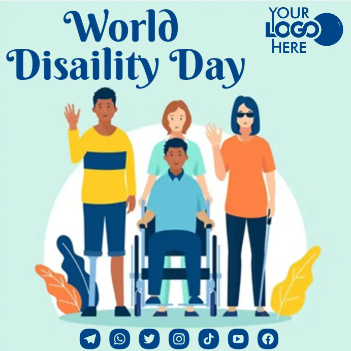 Promoting Disability Day world disability day Template | PosterMyWall
