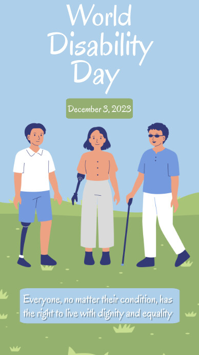 Promoting Disability Day world disability day Template | PosterMyWall