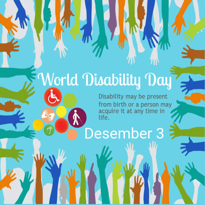 Promoting Disability Day World Disability Day Instagram Post Template | PosterMyWall