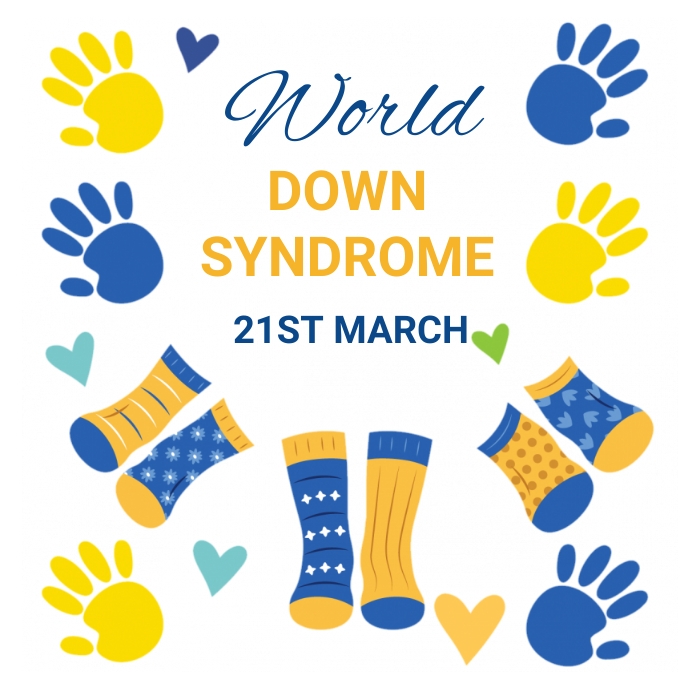 World down syndrome day Template PosterMyWall