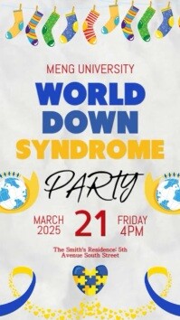 World Down Syndrome Invitation Instagram Story template
