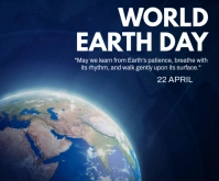 World earth day template 2025 Medium Rectangle