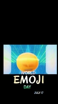 World Emoji Day Animation Video Template  Instagram Reel