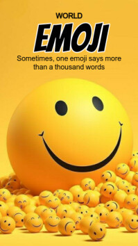 World emoji day Instagram Story template
