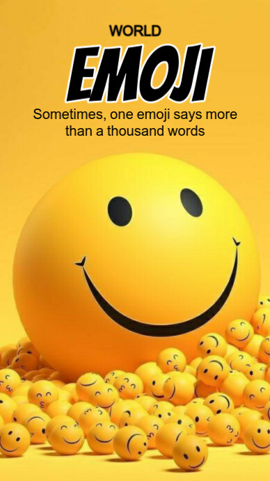World emoji day História do Instagram template