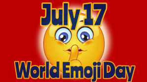 World Emoji Day Digital Display landscape template