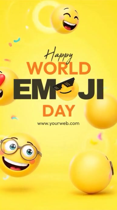 World Emoji Day Instagram Reel template
