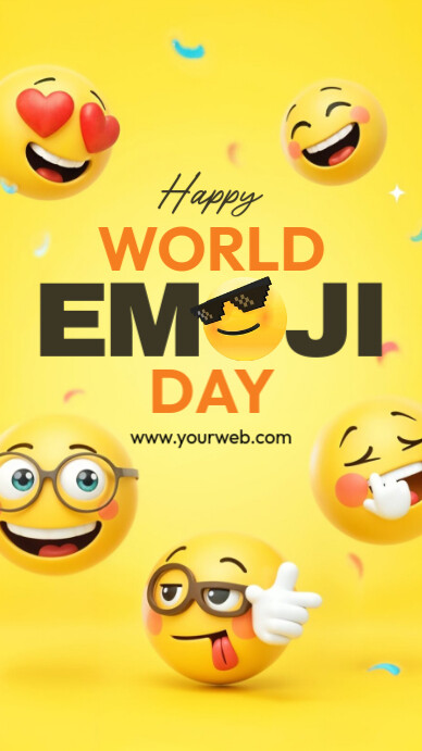 World Emoji Day Instagram Story template