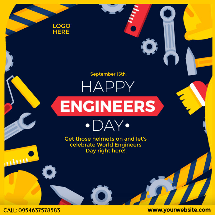 Engineer's Day Celebration Template | PosterMyWall