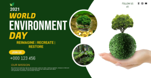 World environment day,event Изображение, которым поделились на Facebook template