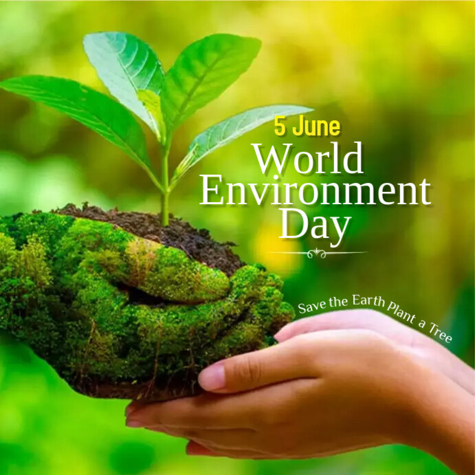 WORLD ENVIRONMENT DAY 5 JUNE Template PosterMyWall world-environment-day-5-june-template-postermywall