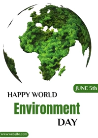 World Environment Day  A6 template