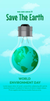 World Environment Day Celebration Ads Templat Roll Up Banner 3' × 6' template