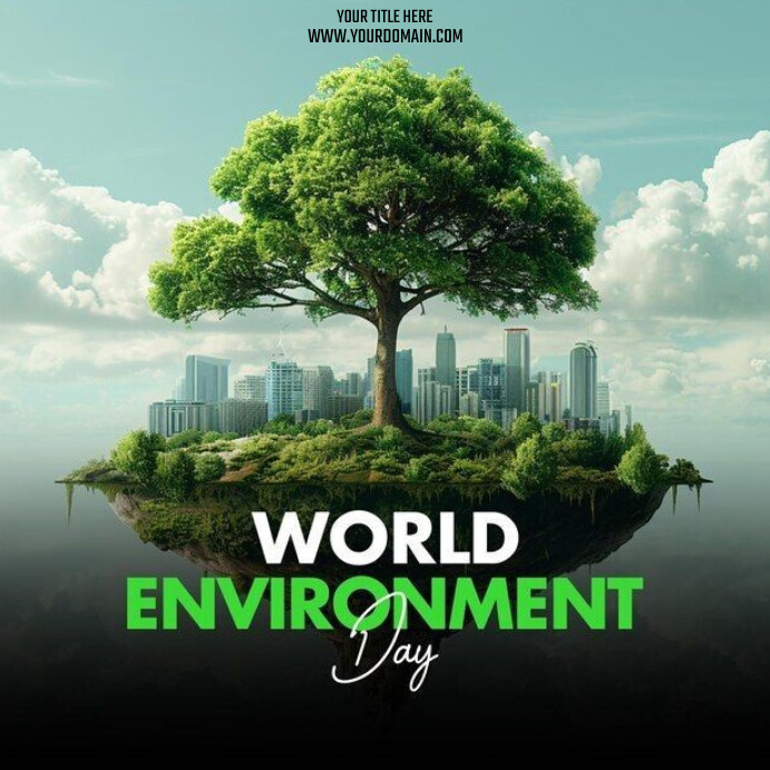 world environment day Instagram Post template