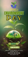 world environment day 易拉宝 3' × 6' template