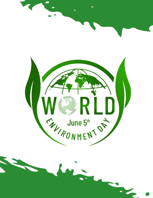 World Environment day Flyer (format US Letter) template